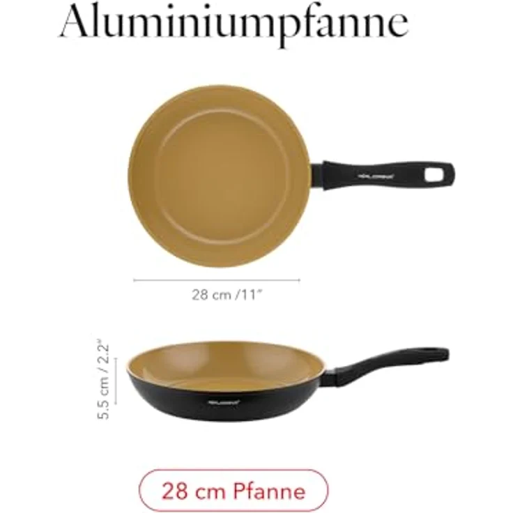 Florina aluminium bratpfanne Florina AmVegan 28 cm von Mateusz Gessler – Bild 3
