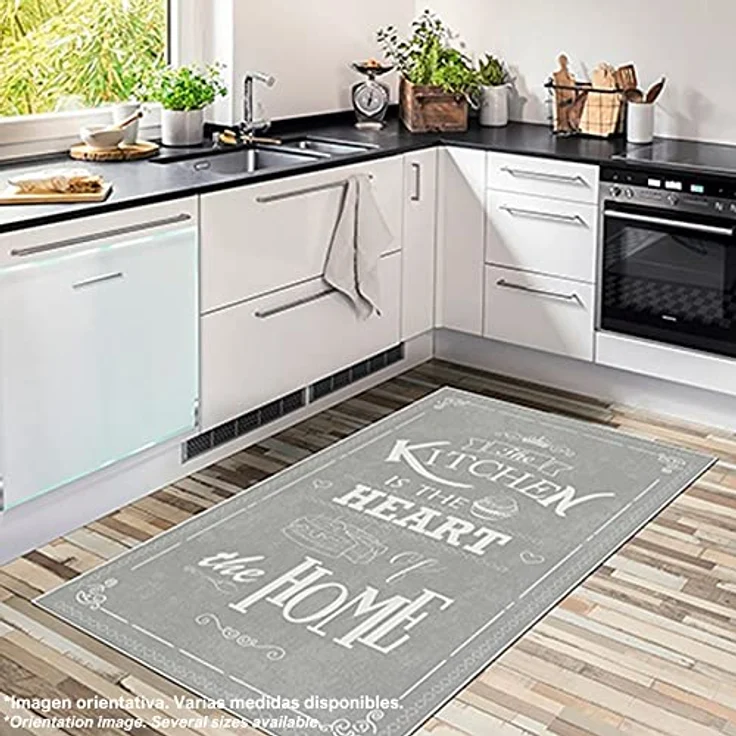 HeartOfTheHome Polyester-Teppich 160x230 cm dunkelgrau – Bild 8