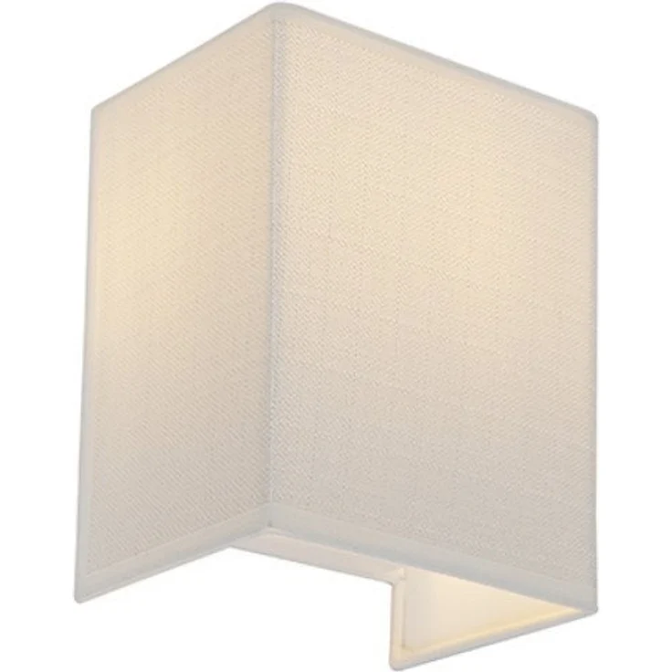 Qazqa Wandleuchte Vete, ohne Leuchtmittel, E27, Weiß, Modern, Textil, 1-flammig – Bild 5