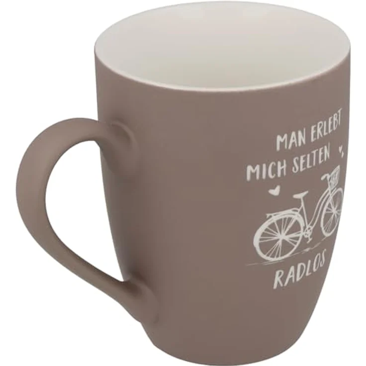 Spruchreif® Tasse SOFT-TOUCH-Tasse mit Gravur·Geschenk für Radfahrer und Mountain Biker – Bild 4
