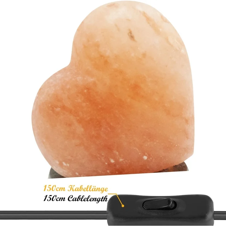 Salzkristall Lampe Tischlampe Salzkristalllampe Salzsteinlampe Salzlampe 28306 – Bild 6