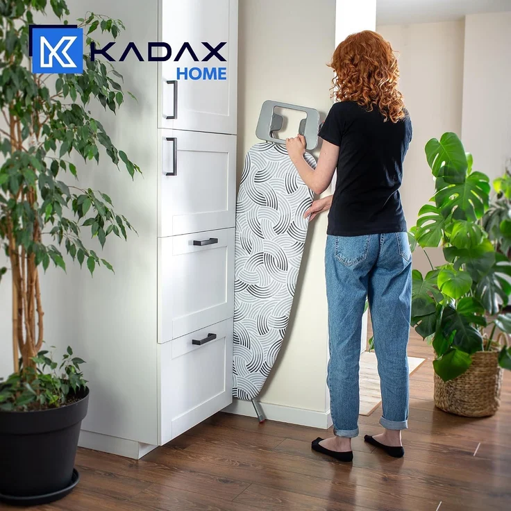 KADAX Bügelbrett mit Halter Eisen klappbar Standard 114x34cm – Bild 10