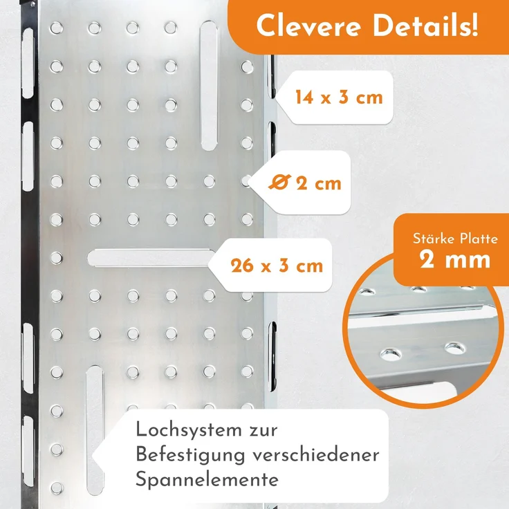 Schweißtisch klappbar, Werkbank höhenverstellbar aus Stahl, Multifunktionstisch bis 450kg belastbar – Bild 5