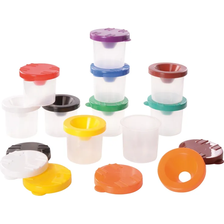 EDUPLAY 240249 Pinselbecher-Set (10er Pack)