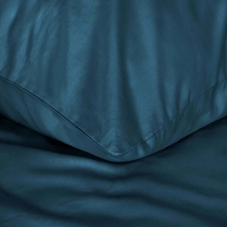 Eurofirany Bettwäsche Bettwäschegarnitur Ehebett mit Seidenglanz Makosatin Satinbaumwolle, 100% Baumwolle, 3 teilig, Baumwolle, Hochwertige Bettwäsche, klassisch, musterlos – Bild 2