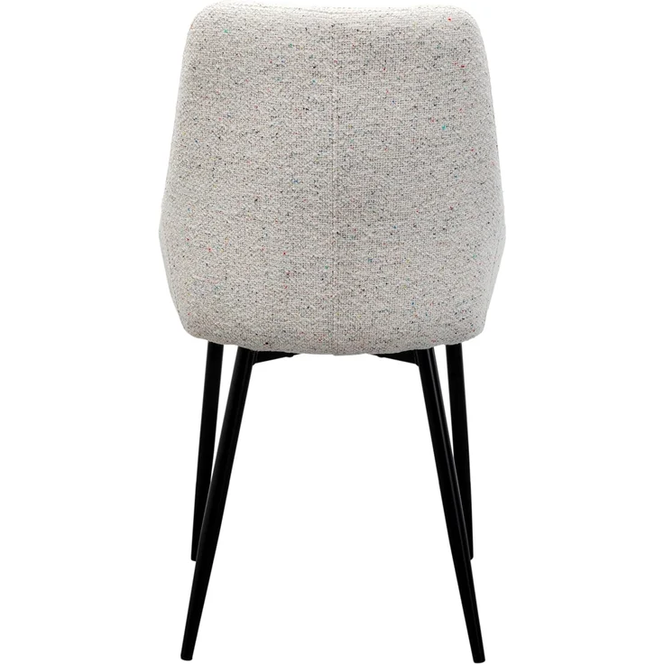 Kare Design Esszimmerstuhl East Side Melange, Creme, 48 cm Sitzhöhe, Polsterstuhl, elegant, minimalistisch, Wohnzimmer, 84 x 48 x 57 cm (H/B/T) – Bild 5