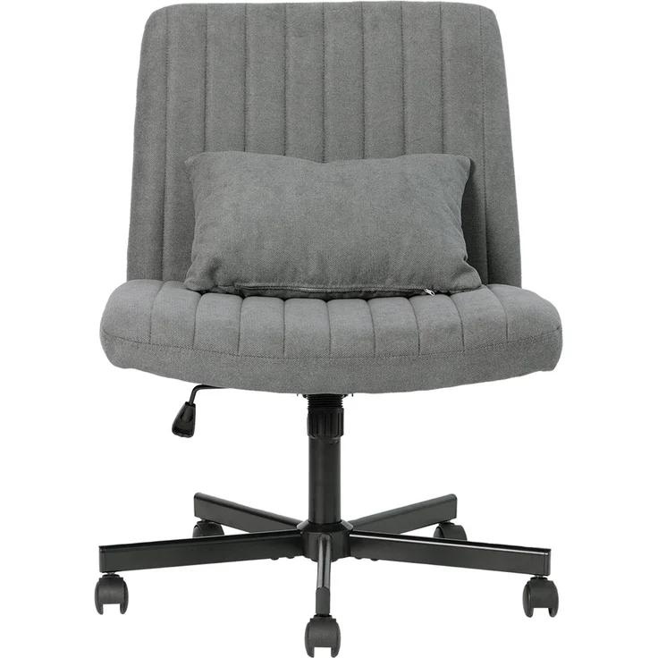 Bürostuhl mit Stoffbezug, höhenverstellbar & drehbar, 21,5x25,2x33 cm, Dunkelgrau – Bild 3