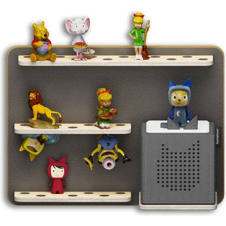 Holzura Kinderregal Regal für Toniebox, Aufbewahrung für Toniefiguren – Bild 5
