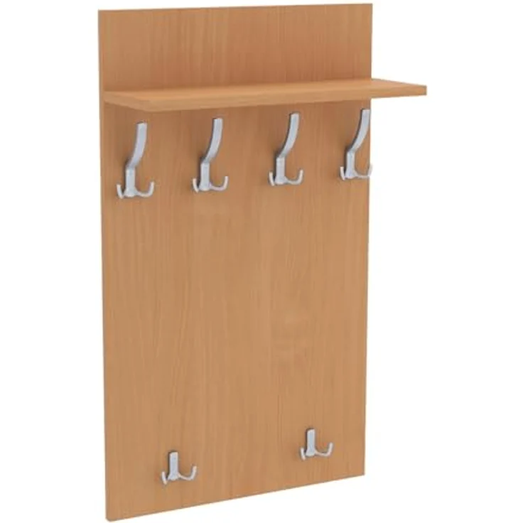 AKKE Garderobenhalter, MAXI Große Garderobe Aluminium Haken 2mm PVC Kantenumleimung – Bild 2