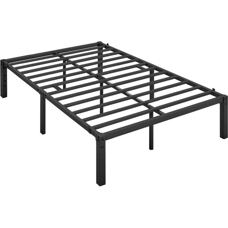 Yaheetech Bettgestell, Metallbett Modern Jugendbett mit Lattenrost – Bild 1