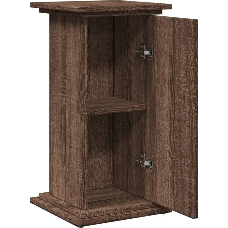 vidaXL Postament mit Stauraum, Holzwerkstoff, Braune Eiche, 31 x 30 x 60 cm – Bild 5
