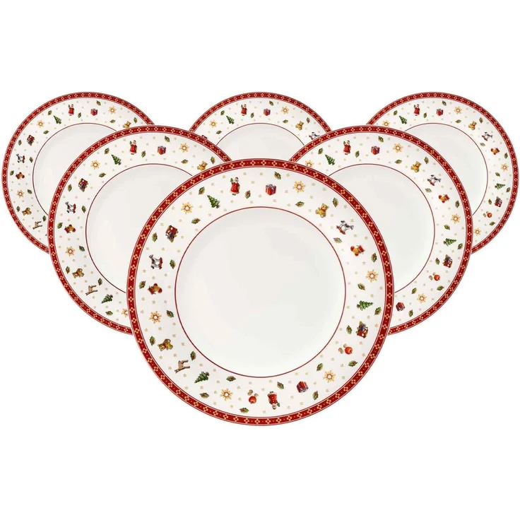Villeroy & Boch Toy's Delight Speiseteller ø 26,8 cm Weiß 6er Set – Bild 1
