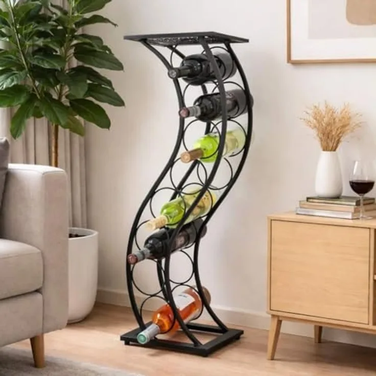 Weinregal Blumensäule Elegance 80cm Flaschenständer Flaschenhalter Blumenständer