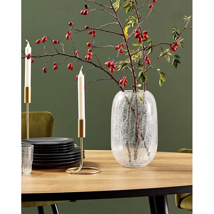Blumenvase KYRAKALI 28 cm Glas Transparent – Bild 2