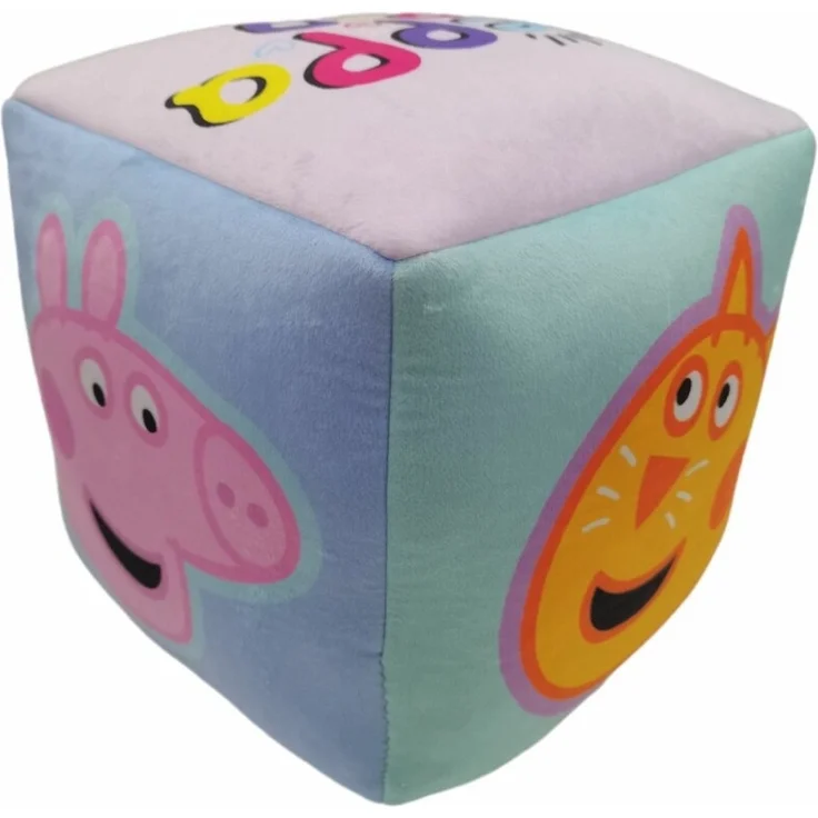 Peppa Pig Würfelkissen Gemütliches Kuschelkissen für kleine Fans – Bild 4