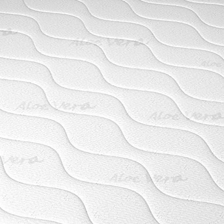 Matratze 80x200 cm, Höhe 21 cm - Einzelbett, aus Waterfoam, Aloe Vera Beschichtung, Unverformbare, Antiallergisch und Milbendicht. Modell: Plus H21 – Bild 5