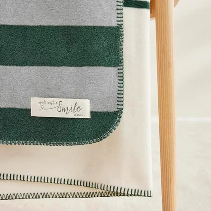 Wohndecke Kuscheldecke s.Oliver, s.Oliver, mit modernen Streifen – Bild 5