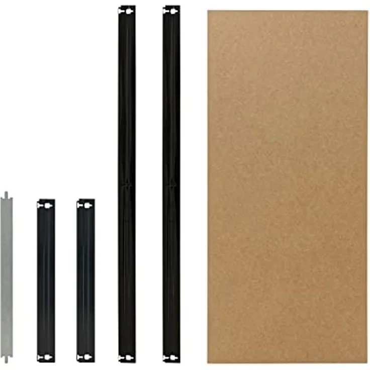 shelfplaza BLACK 110x60 cm Fachboden-Set in schwarz für BLACK Schwerlastregale mit 175 kg Traglast pro Boden