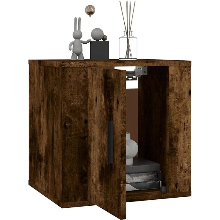 TV-Wandschrank, Fernsehschrank Räuchereiche 40 x 34,5 x 40 cm – Bild 3