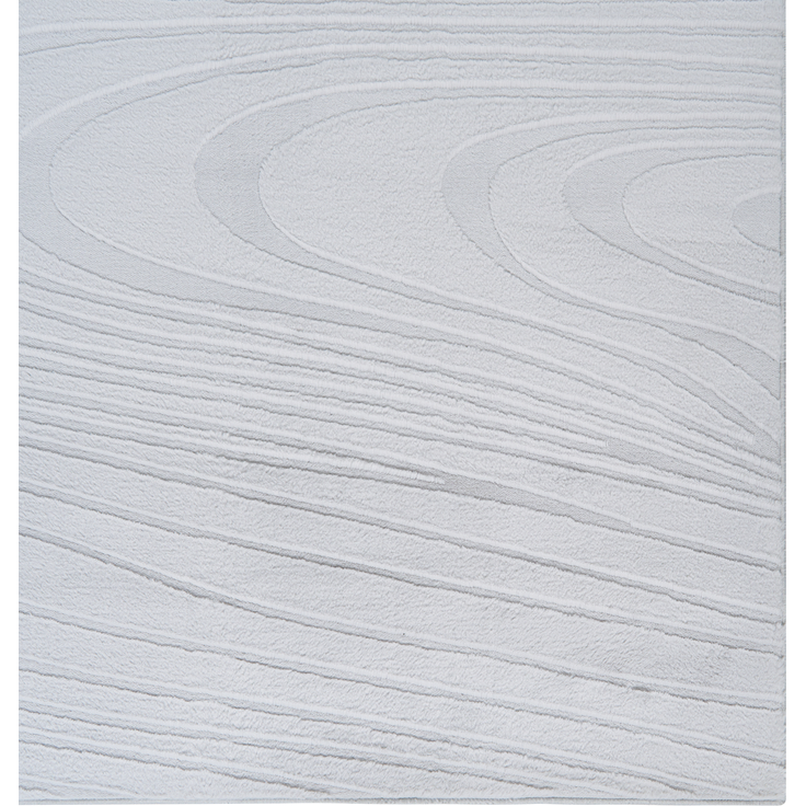 Kunstfellteppich ONTAKE Hellgrau 80 x 300 cm – Bild 6