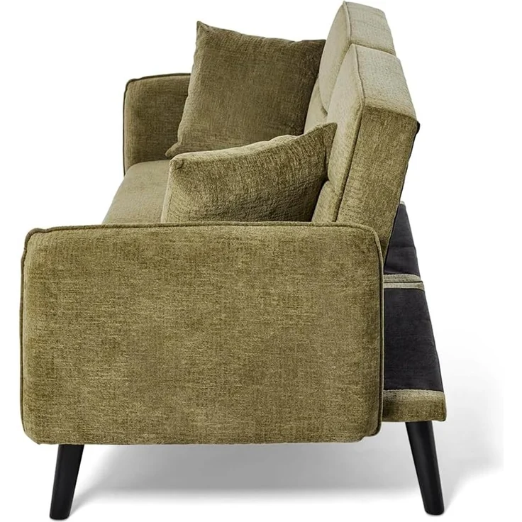 Jahnke SCHLAFSOFA Chillax LINE Boucle Opal Grün – Bild 4