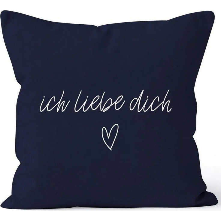 MoonWorks Dekokissen Kissenbezug Kissenhülle Ich liebe Dich Liebe Love Geschenk – Bild 3