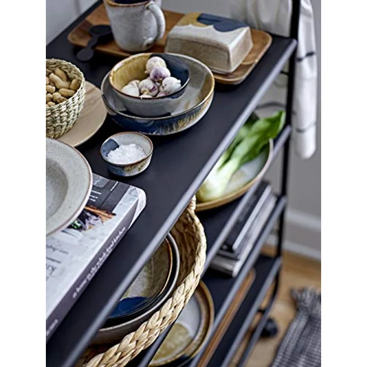 BLOOMINGVILLE Jules Schale Blau Steingut – Bild 6