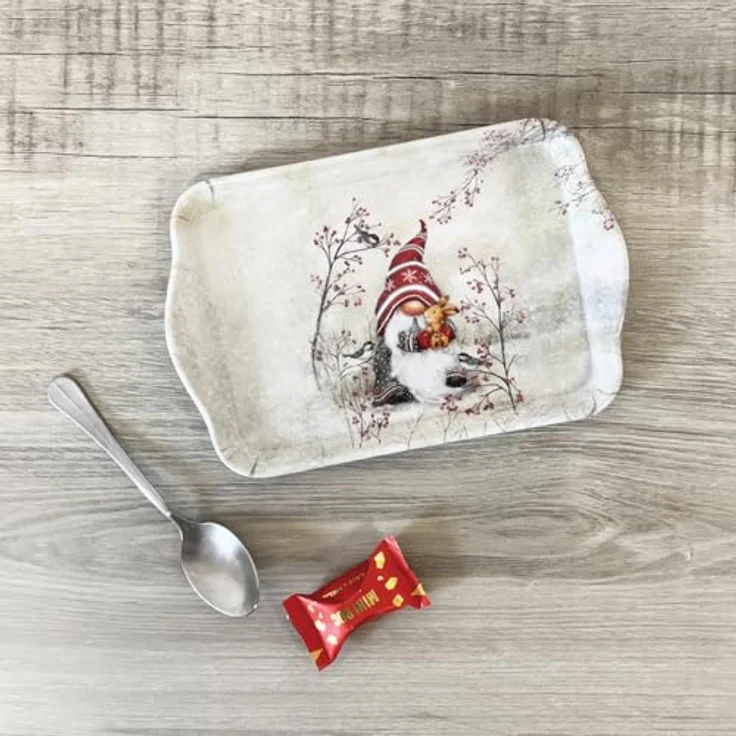 Ambiente Luxury Paper Products Tablett Dekotablett, Serviertablet, Essen, Planzen, Blumen, Tiere, Vogel, Melamin, Themen Tiere, Schnee – Eis Jahreszeit Winter, (1-tlg), Meer, Strand Sommer, Frühling, Herbst, Winter Kollektion – Bild 3