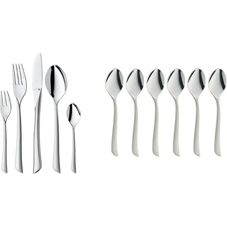 WMF 'Virginia' Besteck-Set, 66-teilig, Edelstahl silber