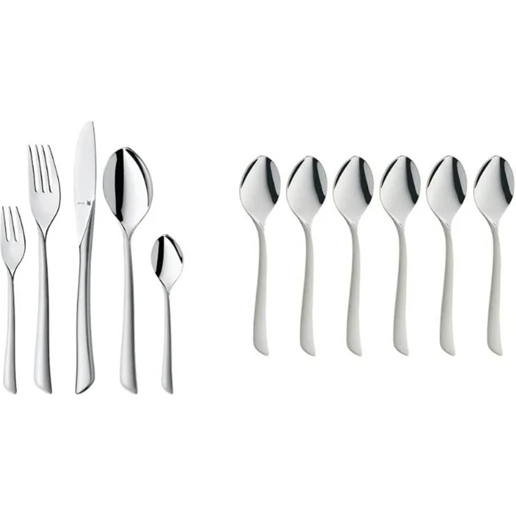 WMF 'Virginia' Besteck-Set, 66-teilig, Edelstahl silber – Bild 1