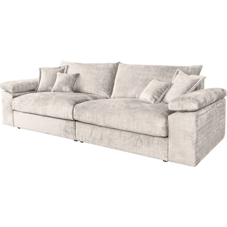 Home affaire Big-Sofa Soft&Cosy XXL, B: 303 cm - OTTO. Verlässliche Qualität, Mega-Sofa, Cord oder Chenille-Struktur, mit Federkern & 4 Zierkissen – Bild 2