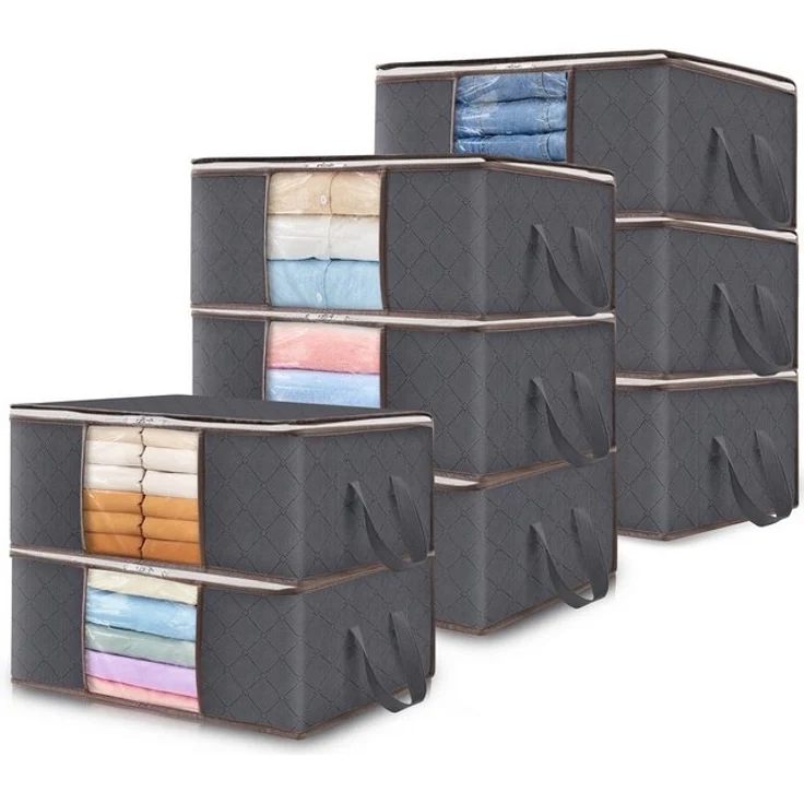 Lifewit Aufbewahrungsdose Aufbewahrungsbox mit Deckel, Kleiderschrank Organizer (8 St) – Bild 4