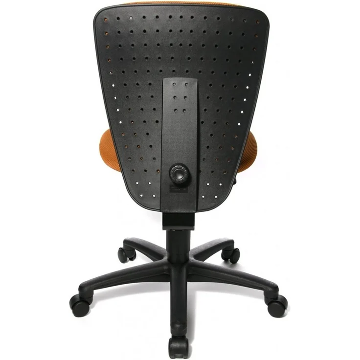 Topstar 70570BB40 High S'cool, Kinder- und Jugenddrehstuhl, Schreibtischstuhl für Kinder, Bezugsstoff orange – Bild 5