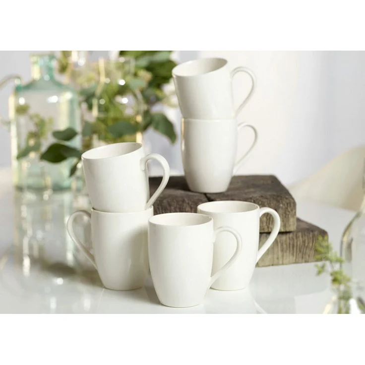 vivo | Villeroy & Boch Group Basic White Kaffeebecher 260 ml 6er Set – Bild 2