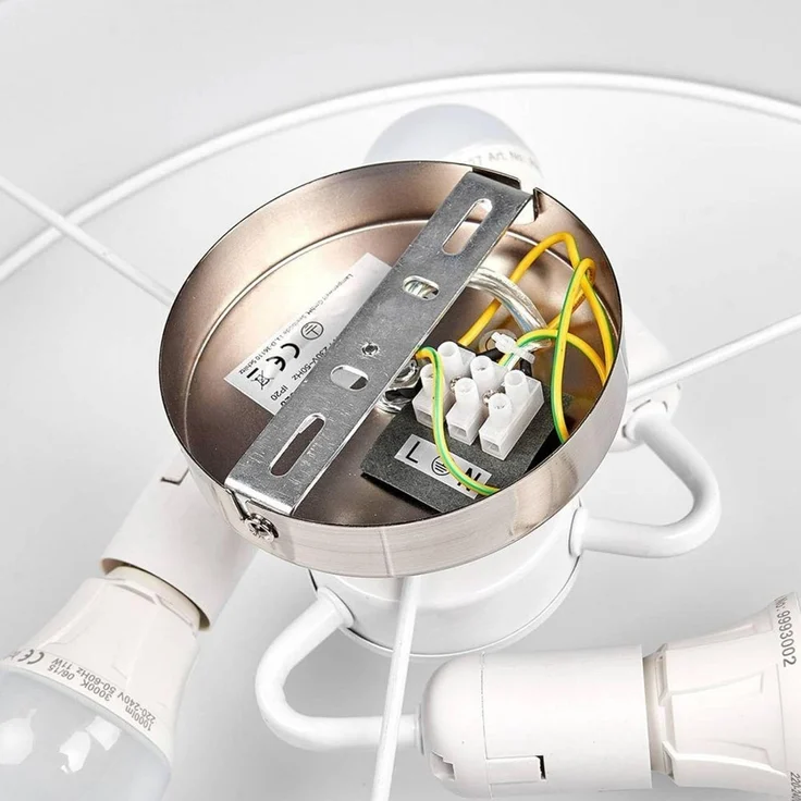 Lindby Deckenleuchten Sebatin, Creme IP20, 3x15 W LED – Bild 6