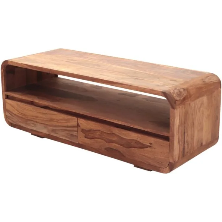 Fernsehtisch 120x45x45 aus indischem Sheesham-Massivholz