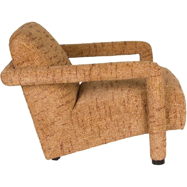 Loungesessel Kent Ochre mit Eukalyptusholz-Gestell von Dutchbone – Bild 5