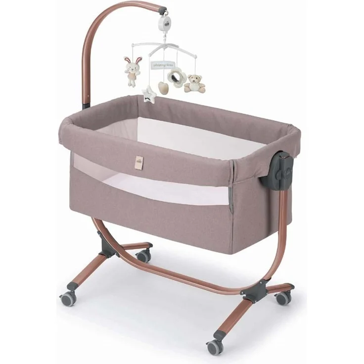 Baby Beistellbett Cullami | Mehr Farben verfügbar | inkl. Wippfunktion | 8-fach höhenverstellbar – Bild 2
