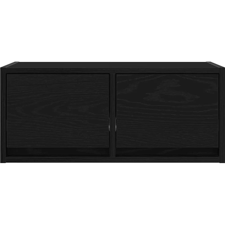 2 pcs TV-Schrank, Lowboard TV Schwarz Eichen-Optik 60x31x25,5 cm – Bild 6