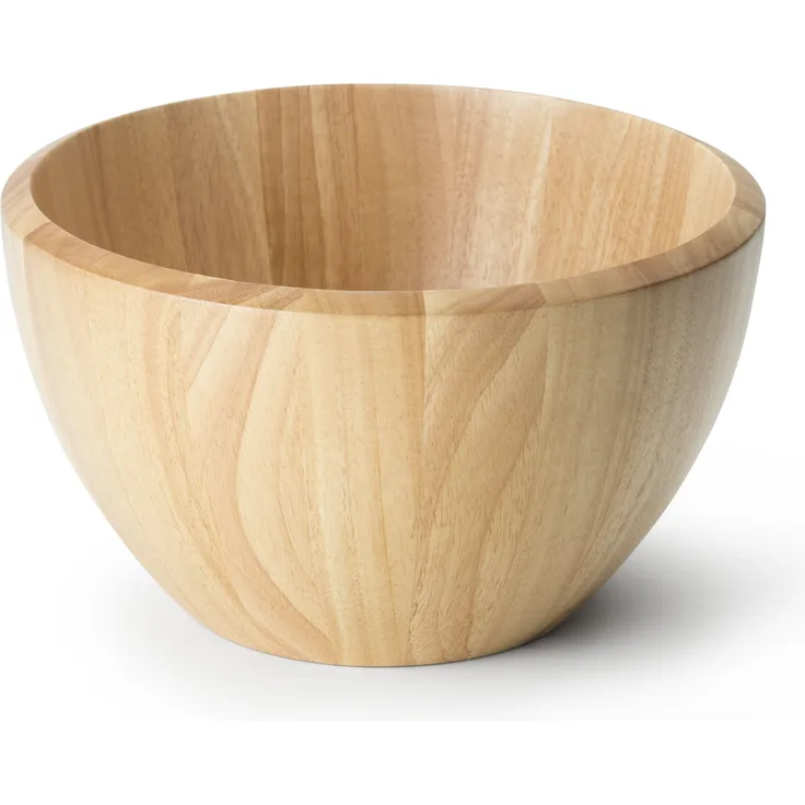 Continenta Schüssel, Servierschüssel, Salatschüssel, Schale, Gummibaumholz, Ø 30 cm, 3273