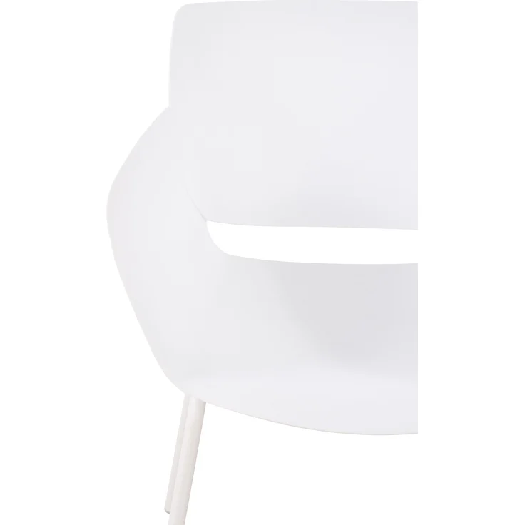 CLP Stuhl Alpena wetterfest mit Rückenlehne,weiß – Bild 4