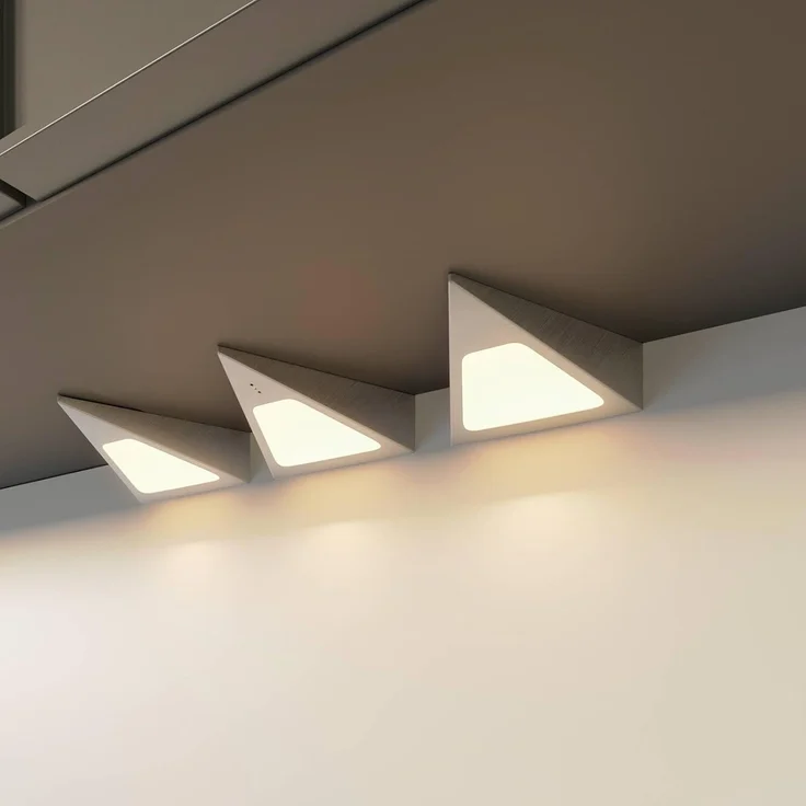 Prios Unterschrankleuchte Odia, Enthalten, 3 x 3 W LED, warmweiß – Bild 2
