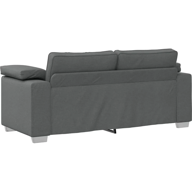 vidaXL Zweisitzer-Sofa Dunkelgrau 180 cm Stoff 4105228 – Bild 4