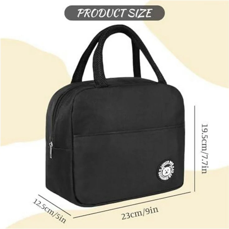 FELIXLEO Lunchbox Kühltasche Klein 5.5L, Faltbar, Folienfutter, Lunchbox Tasche Set, (1-tlg) – Bild 2