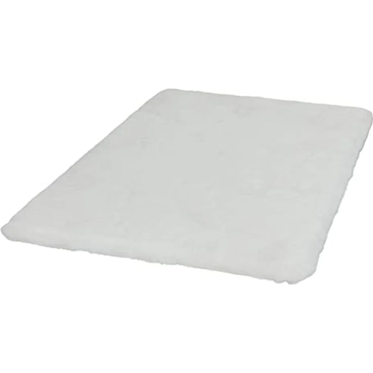 Schöner Wohnen Kollektion Badteppich 'Bali', weiß, pflegeleicht, waschbar bei 30°C, rutschhemmend, 60 x 90 cm – Bild 8