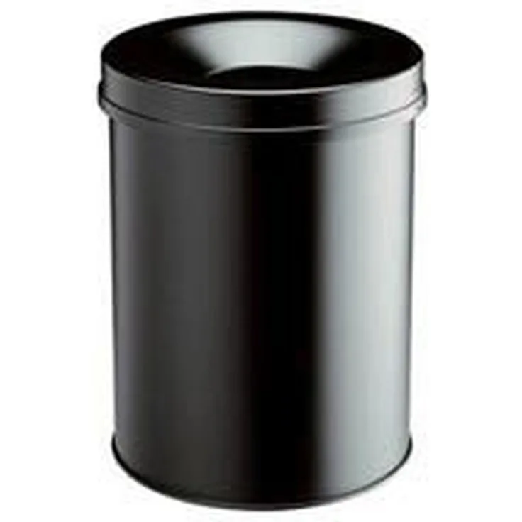 Durable Papierkorb Safe rund 15 Liter, schwarz