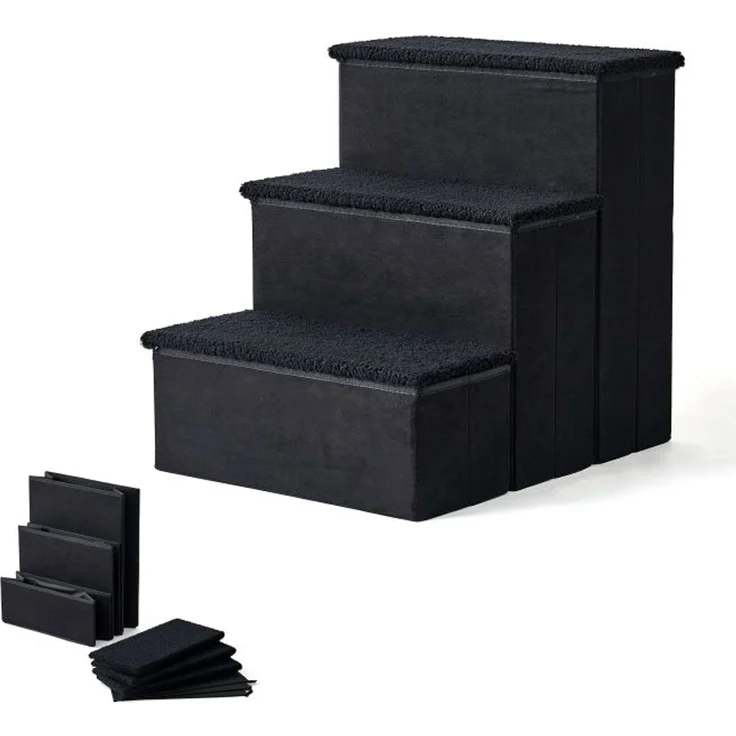 Relaxdays Faltbare Hundetreppe mit Stauraum – Bild 10