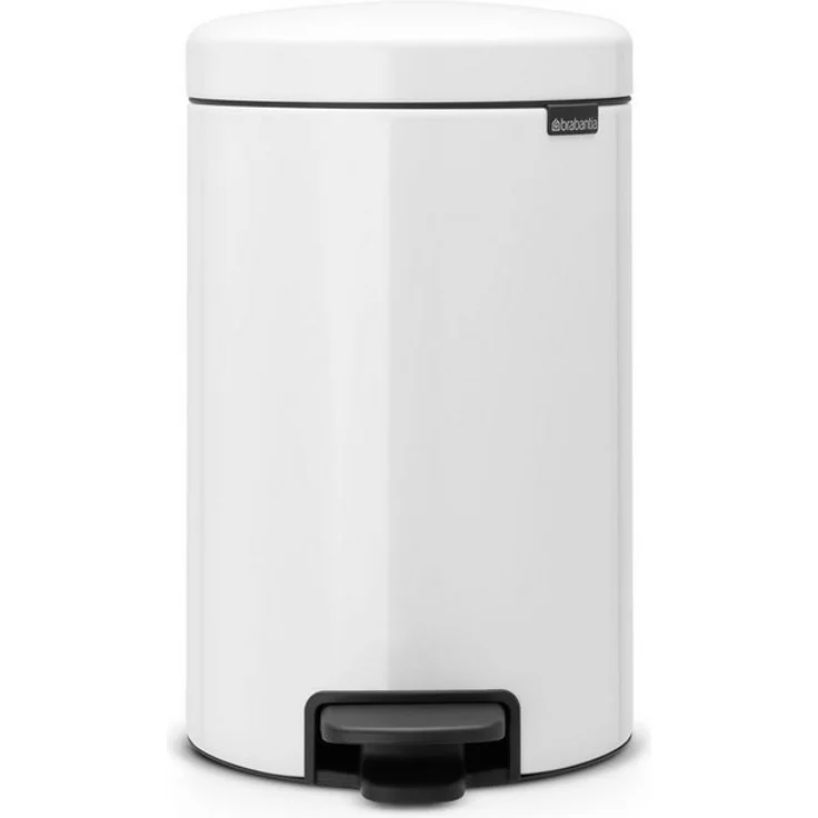 Brabantia 'Newicon' Treteimer, white, 12 L – Bild 4