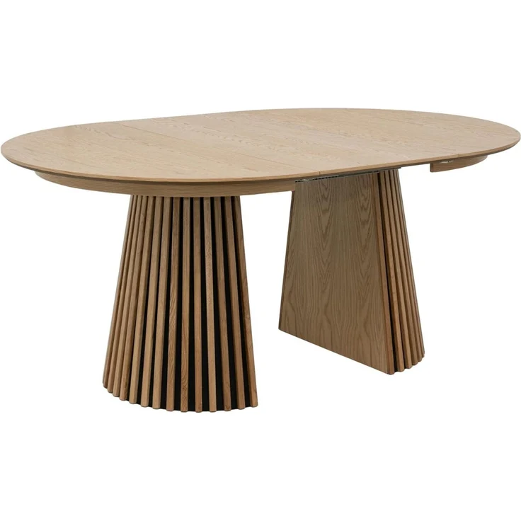 Esstisch Gobens Ausziehbar Ø120-220 cm Eiche Natur - Flexibler Holztisch – Bild 5
