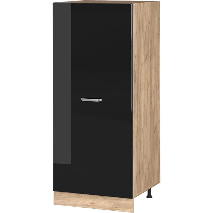Hochschrank R-Line Schwarz Hochglanz 60 cm Vicco – Bild 1